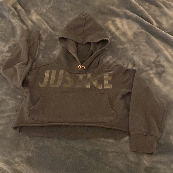 Justice Active - Girls Hoodie Cropped sweat shirt - Picture 2 of 5